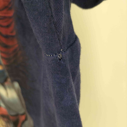 デルタプロウェイト DELTA PRO WEIGHT ホンジュラス製 ピエロプリント タイダイTシャツ キャラクターTシャツ メンズ import:L