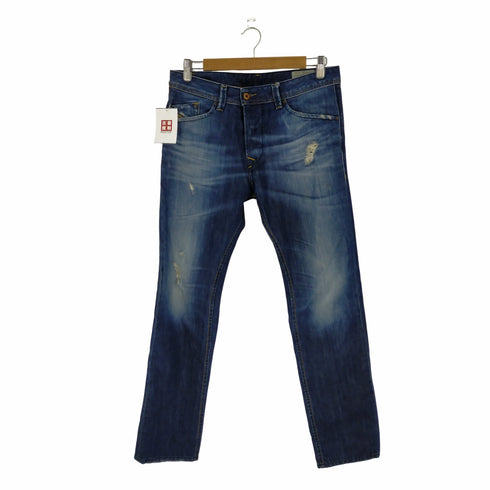 ディーゼル DIESEL DARRON 加工ストレートデニムパンツ メンズ UK:30-31