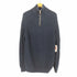 ザラ ZARA ハーフジップ ハイネック コットン ニット メンズ import:M