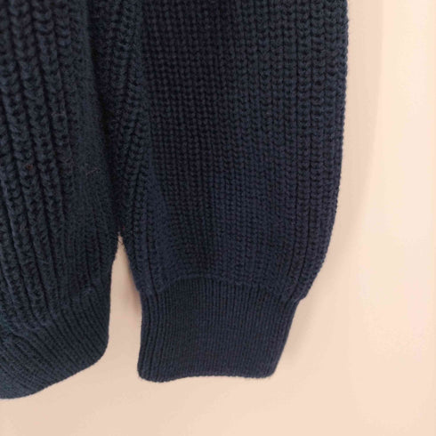 ザラ ZARA ハーフジップ ハイネック コットン ニット メンズ import:M
