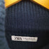 ザラ ZARA ハーフジップ ハイネック コットン ニット メンズ import:M