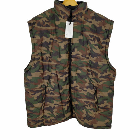 プロクラブ PRO CLUB Heavy Padding Vest:125 裏地フリースナイロンベスト オーバーサイズ ビッグサイズ 迷彩 カモ メンズ 5XL