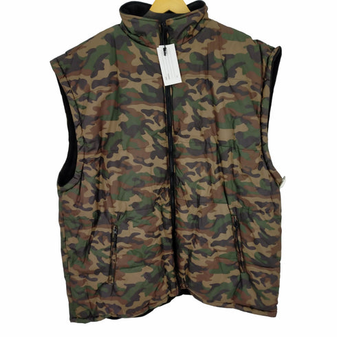 プロクラブ PRO CLUB Heavy Padding Vest:125 裏地フリースナイロンベスト オーバーサイズ ビッグサイズ 迷彩 カモ メンズ 7XL