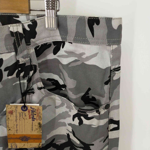 アカデミクス akademiks ワイドバギーデニムパンツ ヒップホップ カモ 迷彩 メンズ 48X34