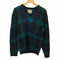 アルプス ALPS 60s モヘア チェック柄Vネックニット メンズ import:M