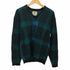 アルプス ALPS 60s モヘア チェック柄Vネックニット メンズ import:M