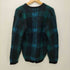 アルプス ALPS 60s モヘア チェック柄Vネックニット メンズ import:M