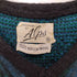 アルプス ALPS 60s モヘア チェック柄Vネックニット メンズ import:M
