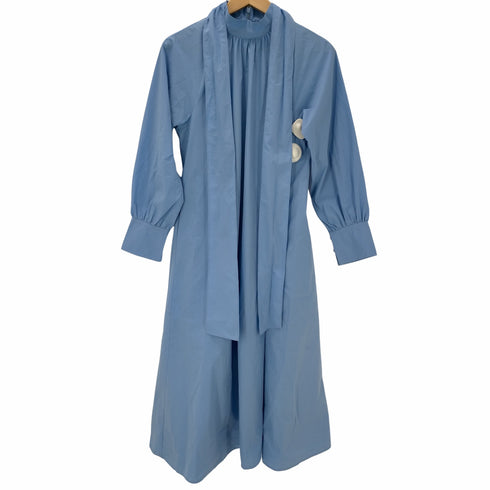ユナイテッドアローズグリーンレーベルリラクシング UNITED ARROWS green label relaxing ボウタイ フレア ワンピース レディース