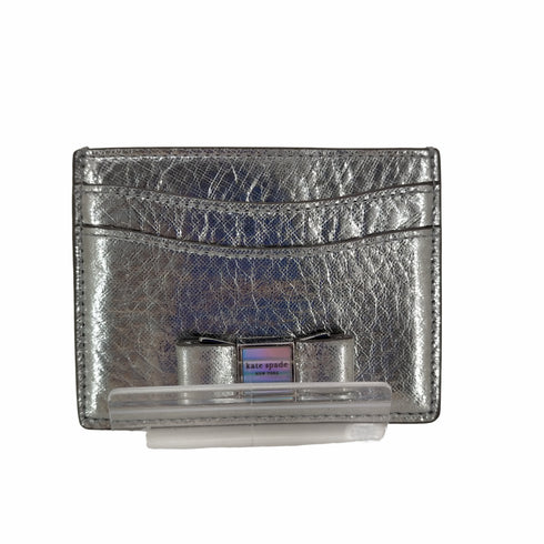 ケイトスペード Kate spade モーガン ボウ エンベリッシュド メタリック カード ホルダー レディース