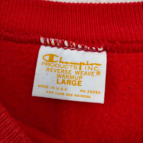 チャンピオン Champion 復刻金単タグ REVERSE WEAVE USA製 目なし クルーネックスウェット メンズ JPN:L
