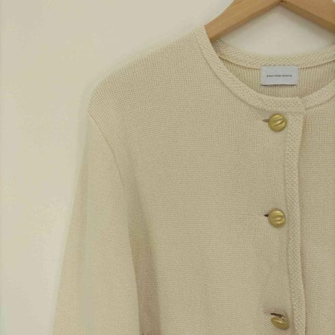 グリーンレーベルリラクシング GREEN LABEL RELAXING ハーフミラノ ニット ジャケット カーディガン レディース