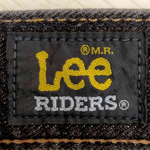 リー Lee RIDERS ジッパーフライ ブラックデニムパンツ メンズ 32