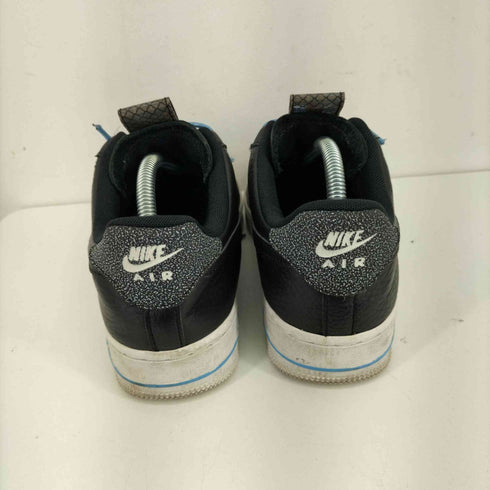 ナイキ NIKE AIR FORCE 1 '07 LOW Reflective BLACK/light BLUE/WHITE レディース JPN:24