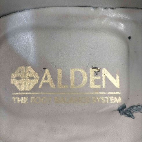 オールデン ALDEN USA製 旧ロゴ モディファイドラスト Vチップ レザーシューズ メンズ US:8D
