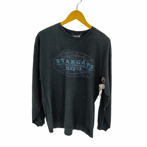 90S~00S ムービー 袖プリント 長袖Tシャツ メンズ