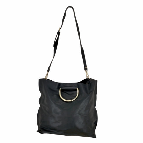 ザラ ZARA フェイクレザー ショルダーバッグ メンズ