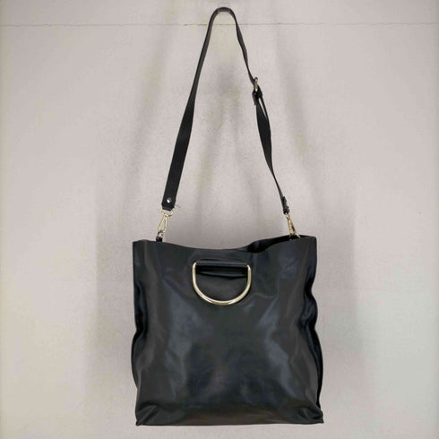 ザラ ZARA フェイクレザー ショルダーバッグ メンズ