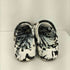 クロックス crocs CLSCPLATFORMMARBLEDCG W BLACK/WHITE レディース 9