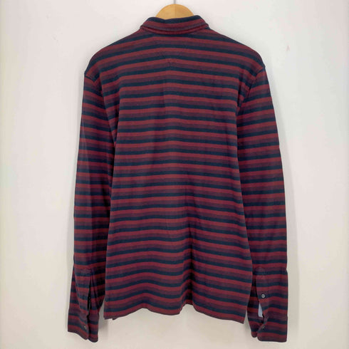トミーヒルフィガー TOMMY HILFIGER ボーダー長袖ポロシャツ メンズ L