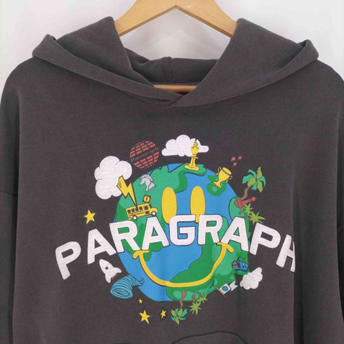 パラグラフ PARAGRAPH SMILE EARTH HOOD スマイルアースフーディー プルオーバーパーカー メンズ