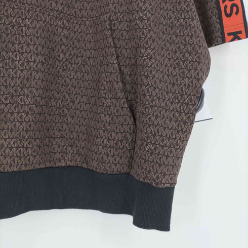 マイケルコース Michael Kors Logo Tape Cotton Blend T-Shirt モノグラム ロゴテープコットンブレンドTシャツ メンズ import:L