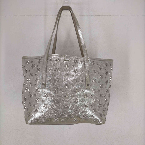 ジミーチュウ JIMMY CHOO 総柄 スタースタッズ メタリックバッグ レディース