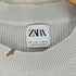 ザラ ZARA ヘムダメージ加工 ラグランスリーブ コットンニット メンズ import:L