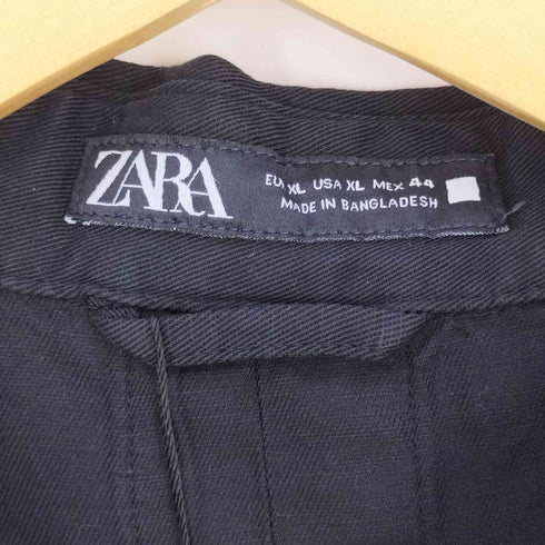 ザラ ZARA COTTON LINEN BLEND SHIRT コットンリネンブレンドシャツ ベスト メンズ import:XL
