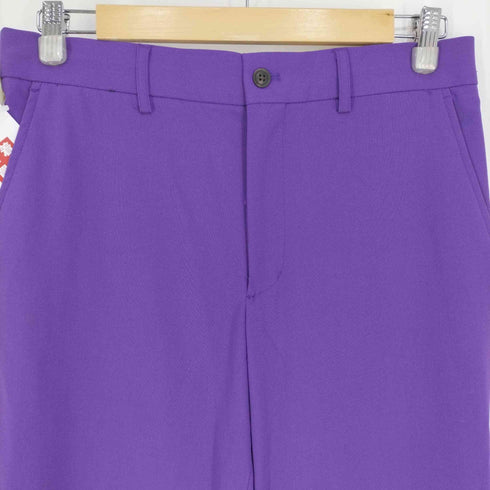 ザラ ZARA レーヨン混 ブーツカット フレアポリスラックス メンズ M