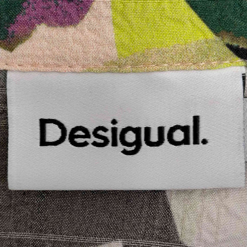 デシグアル Desigual カモフラージュ ショートシャツワンピース レディース import:L
