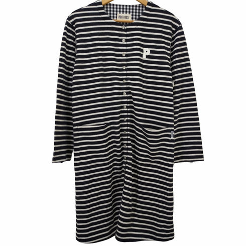 ピンクハウス PINK HOUSE バックロゴロングスナップカーディガン レディース