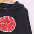 ザブラックアイパッチ THE BLACK EYE PATCH KAMON HOODIE 黒眼帯 家紋 フーディー プルオーバーパーカー メンズ import:XL
