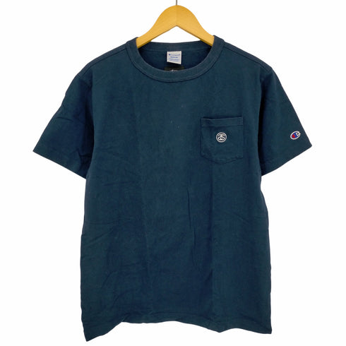 ステューシー Stussy ワンポイント ロゴ刺繍 半袖 ポケットTシャツ メンズ import:M