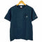 ステューシー Stussy ワンポイント ロゴ刺繍 半袖 ポケットTシャツ メンズ import:M