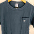 ステューシー Stussy ワンポイント ロゴ刺繍 半袖 ポケットTシャツ メンズ import:M