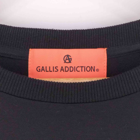 ガリスアディクション GALLIS ADDICTION 両面プリント クルーネックスウェット メンズ JPN:4