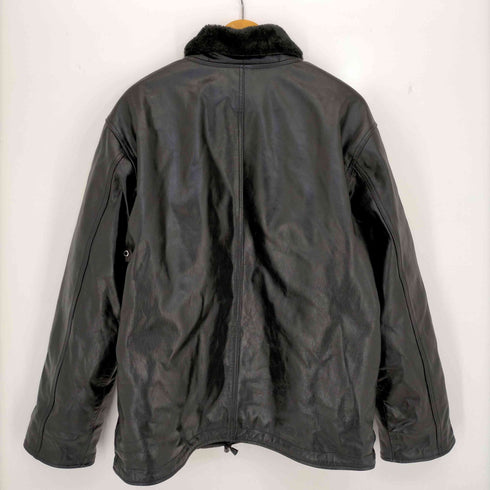 ホーンワークス HORN WORKS バッファローレザーN-1デッキジャケット メンズ 3L