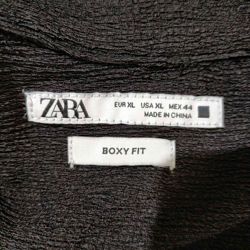 ザラ ZARA 楊柳 S/S シャツ メンズ import:XL