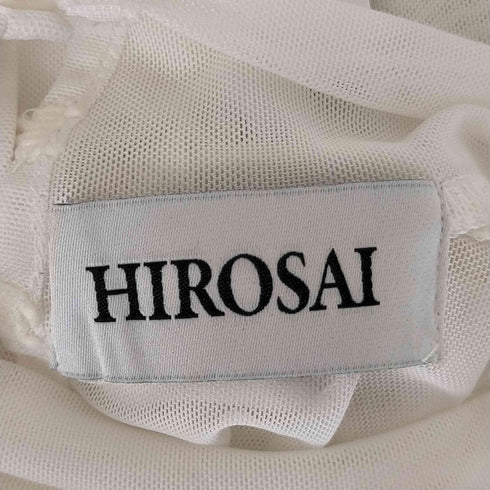 hirosai カラーボディスーツ レース パワーネット レディース