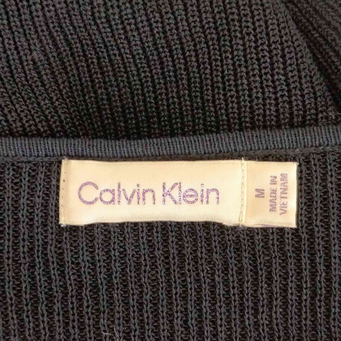 カルバンクライン CALVIN KLEIN クロップドニットトップ レディース import:M
