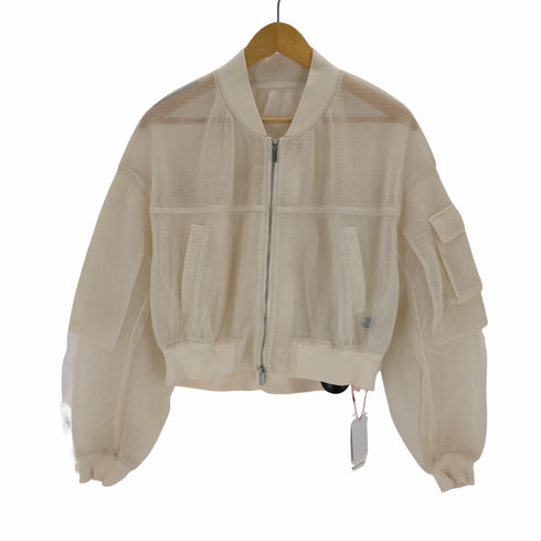 メゾンスペシャル MAISON SPECIAL Tulle Layered Blouson レディース FREE