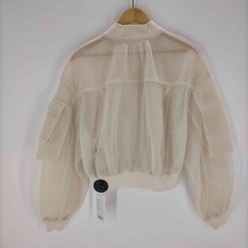 メゾンスペシャル MAISON SPECIAL Tulle Layered Blouson レディース FREE