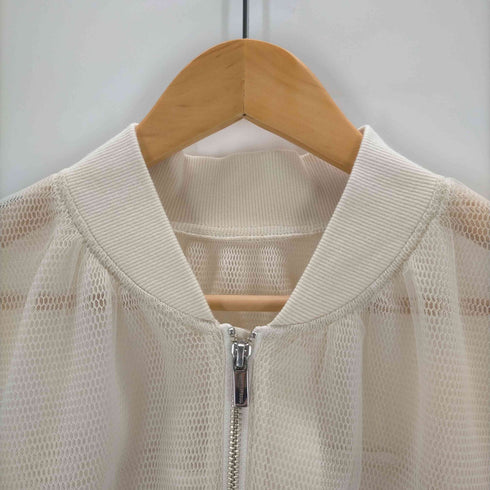 メゾンスペシャル MAISON SPECIAL Tulle Layered Blouson レディース FREE
