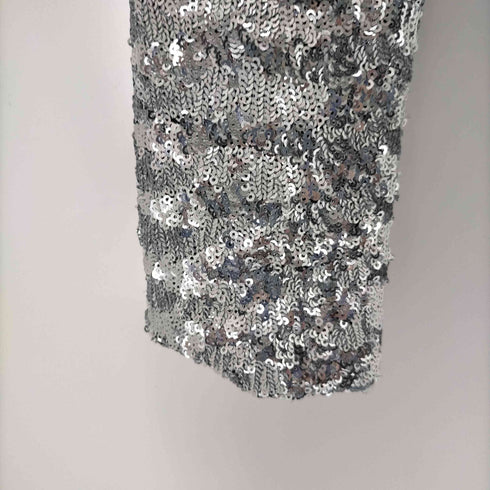 The Attico Zane Sequinned Cut-out Top レディース