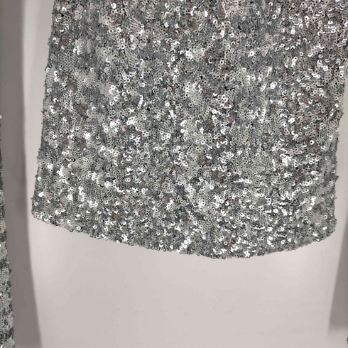 The Attico Zane Sequinned Cut-out Top レディース