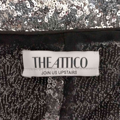 The Attico Zane Sequinned Cut-out Top レディース