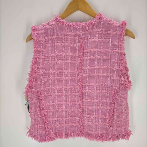 メゾンスペシャル MAISON SPECIAL Tweed Short Length Vest レディース FREE