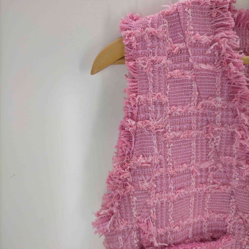 メゾンスペシャル MAISON SPECIAL Tweed Short Length Vest レディース FREE