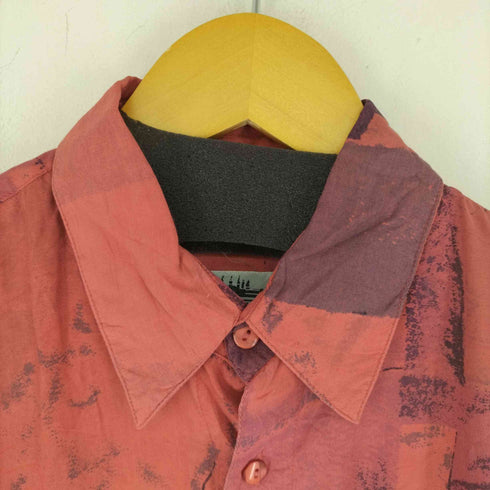 総柄レーヨン L/S シャツ メンズ